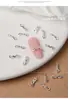 Celebridad de Internet Hebilla de Metal Joyería para Uñas al por Mayor Anillo DIY Punta Aleación Hebilla Retorcida Remaches para Uñas Forma de Uña Portátil
