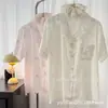 Nuevo Conjunto de Pijama de Seda Helada con Lunares Kt de Manga Corta para Mujer, Color Sólido, Simple y Cómodo, Ropa de Casa para Mujer