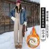 Tecido Arroz Pegajoso Feminino Outono 2026 Novo Estilo Cinza Calça de Perna Reta Draping Perna Larga Petite Cintura Alta Solta Casual