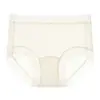 Ropa Interior Femenina de Seda de Hielo Sin Costuras, Entrepierna Antibacteriana de Seda de Morera 10A, Cómodos y Ligeros, Calzones Deportivos Transpirables para Niñas