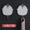 Gancho adhesivo fuerte sin perforaciones para cocina, baño, puerta, pared trasera, gancho adhesivo sin marcas, gancho para colgar ropa con carga