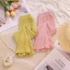 Ropa para Niños Venta al por Mayor Pantalones Acampanados con Rizo para Niñas Verano 2024 Nuevo Pantalones Largos Estilo Princesa para Niños Anti-mosquitos