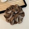 Anillo para el cabello de estilo coreano, elegante y suave, con perla para el intestino grueso, 2024, nuevo lazo para el cabello, tendón de goma, sentido avanzado, etiqueta dorada, cuerda para el cabello, tocado