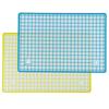 Tapete para Hornear Punto Transfronterizo Bolsa Europea Pequeño Tapete para Hornear Engrosado Resistente a Altas Temperaturas Tapete para Horno Rejillas Esquinas Redondeadas Tapete para Hornear Amarillo y Azul