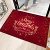 Tapete de Piso de Tierra de Diatomeas Navideño Transfronterizo para Entrada de Ducha, Tapete Resistente a Manchas y Desgaste, Tapete de Piso de Baño Absorbente para Lavabo