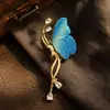 Broche Borboleta Bordado para Mulheres, Elegante Requintado Sofisticado, Corsage da Moda, Broche de Luxo Acessível, Acessórios, Acessórios de Roupa