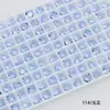 Pedras de Strass Transparentes para Nail Art Dongzhou 6mm Coração Pequeno Strass com Fundo Pontiagudo Acessórios DIY Strass em Formato de Coração Atacado Colorido