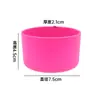 Copo de Água Capa Antiderrapante Capa Inferior de Borracha Copo de Vidro Isolamento Capa de Silicone Transfronteiriça 7,5cm9cm Capa de Copo de Silicone Universal
