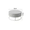 Suporte de mesa de sobremesas em estilo creme, decoração de mesa de casamento, suporte para bolo de aniversário, bandeja de ferro para sobremesas