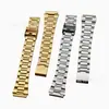 Pulseira Metálica Bloco Pequeno Vintage A159W A158WA A168 Aço Inoxidável Corrente 18mm Pulseira para Relógio Masculino e Feminino