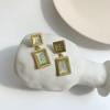 Brincos Qingdao Jewelry Prata S925 Retrô Barroco Femininos Estilo Coreano Casual Nicho Francês Elegante