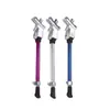 Aleación de aluminio Pie de apoyo central Soporte de pie Bicicleta de montaña autopropulsada Bicicleta de carretera Bicicleta plegable Altura ajustable