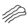 Uña de pelo de onda en forma de U de hierro estilo de pelo simple accesorios para horquilla de pelo mujeres primavera material DIY Electrólisis de hierro negro sub horneado