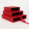 Caja de Almacenamiento de Joyería Transparente a Prueba de Polvo Caja de PE con Película Regalo Caja de Papel Usar un Collar Pulsera Embalaje Caja de Suspensión