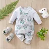 Ropa de Bebé Falsa de Dos Piezas con Tirantes para Primavera y Otoño Mono de Bebé Súper Lindo Ropa para Gatear de Primavera Poliéster Ropa para Niños