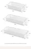 Estante de Almacenamiento para Montar en Pared sin Taladrar, Organizador Transparente de PET para Baño y Cocina, Estante Impermeable con Drenaje para Cosméticos y Artículos de Tocador