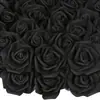 Cabezas de Flores de Rosa de Espuma Artificial Regalo del Día de San Valentín Ramo de Boda DIY Decoración de Pared de Flores Alfombra Decoración del Hogar