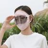 Protector solar facial completo con protección UV para verano, para montar a caballo, viajes, a prueba de viento, transpirable, máscara fina de seda helada para mujer