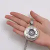 Collar con colgante de plata pura 999 con hebilla de seguridad, mantra de seis palabras, Paramita, Sutra del Corazón, para hombre y mujer, joyería pura, regalo