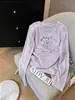 Camiseta de algodón de manga larga para mujer, modelo 2026, con cuello redondo, corte regular y estampado de copos de nieve, moderna y elegante, top rejuvenecedor, perfecta como capa base para el otoño