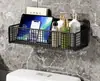 Estante de Almacenamiento para Pared de Baño sin Taladro, Cesta de Ducha de Alambre Metálico, Organizador de Baño a Prueba de Óxido con Ganchos Adhesivos