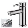Acero inoxidable 304 grifo grifo de lavabo caliente y frío lavabo mueble de baño fontanería fría y caliente fabricantes de artículos sanitarios