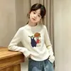 Camiseta de manga larga con cuello redondo, cálida, ajustada y cómoda, estilo nuevo, de forro polar alemán de doble cara, capa base para niños, top casual, ropa para niñas