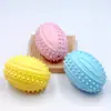Suministros Mayoristas para Mascotas: Juguete Interactivo de Mordida y Limpieza Dental para Perros, Pelota de Rugby Rebotante para Mascotas