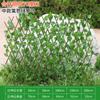 Simulação Cerca Cerca retrátil Flores Falsas Folhas Verdes Pátio ao ar livre Cerca Cerca Cerca Decorativo Folhas Sombra Plantas