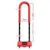 Cerradura de candado de doble puerta de vidrio en forma de U de 4 bits alargada, candado de contraseña en forma de U YF12601