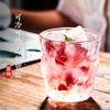 Jugo de Desayuno Japonés Café Hogareño Ins Vidrio Glaciar Verano Creativo Cerveza Té Taza de Agua de Gran Capacidad
