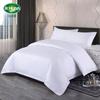 Juego de Cuatro Piezas de Ropa de Cama de Satén de Algodón para Hotel, Juego de Sábana Blanca de Algodón y Funda de Edredón para B&B, Juego de Cuatro Piezas para Habitación de Huéspedes