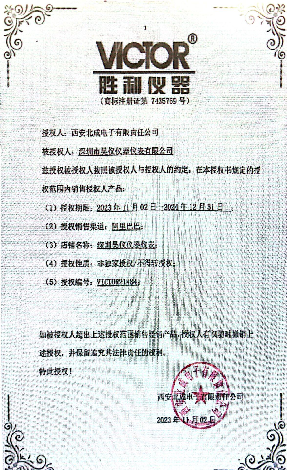 胜利授权