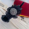 Clip de Agarre de Flor de Malla de Girasol Clip para el Cabello de Alta Gama para Mujer Parte Trasera de la Cabeza Cabello Horquilla Moño Tocado