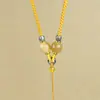 Cordón para Colgante de Cuentas Pequeñas, Cordón de Collar Tejido a Mano, Cordón para Collar con Colgante de Jade Pixiu Guanyin, Cordón Unisex