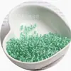 Super-Excelente 2 3 4 mm Transparente Núcleo de Color Vidrio Cuentas de Arroz Hecho a Mano DIY Cuentas Sueltas Accesorios para Joyería Descuento Venta al por Mayor