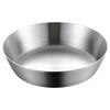 Platito pequeño de acero inoxidable 304 estilo coreano comercial para kimchi, salsa, barbacoa, para mojar, plano para bocadillos, para condimentos