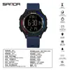 Sanda Aliexpress El más vendido Reloj para Estudiantes Ultra Delgado Luminoso Impermeable Simple Deportivo Multiusos Electrónico para Hombres y Mujeres