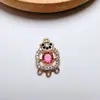 Pendientes de Borla con Microincrustaciones de Zirconia, Collar, Pulsera, Accesorios de Material, Estilo Palacio Antiguo, Retro, DIY