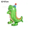 Nuevo globo de dinosaurio QED lindo pterosaurio decoración de fiesta temática de dinosaurios cumpleaños de niños globo de aluminio de dibujos animados