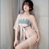 Lencería Sexy, Falda de Gasa de Chifón Estilo Antiguo, Faja de Palacio, Traje Seductor Estilo Sexy Cos Dinastía Han para Mujer