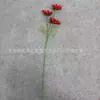 Flores Artificiais, 3 Cabeças de Crisântemos de Verão, Arranjo de Flores de Seda para Decoração de Salão de Casamento, Vitrine de Shopping Center, Cenário de Quarto Modelo Arte Floral