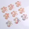 Zhen Tu Estilo Japonés Cielo Estrellado Iridiscente Acetato Flor de Cinco Pétalos Acrílico Accesorios DIY Pendiente Colgante Materiales