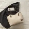 Bolso Retro de Gran Capacidad para Mujer 2025 Otoño Nueva Moda Color Contraste Hombro Axila Bolso Tote Casual para Ir al Trabajo