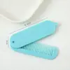 Nuevo Peine Plegable Creativo de Macaron, Peine para el Cabello Girly de Alto Valor, Peine Pequeño Portátil de Moda al por Mayor
