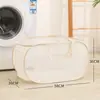 Cesta de Ropa Sucia con Malla, Cesta de Almacenamiento Plegable, Transpirable y No Sofocante, Fácil de Guardar Peluches, Ropa Sucia y Artículos Varios