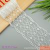Estilo Coreano Encaje Seda de Leche Malla Bordado Blanco Crudo Lazo Atado Material DIY Accesorios para el Cabello Accesorios para Ropa
