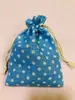 Bolsas de Algodón con Cordón Floral Personalizadas para Guardar Artículos, Soporte para Impresión de Logo, Venta al por Mayor a Partir de un Paquete, Bolsita de Incienso Repelente de Mosquitos de Regalo
