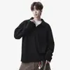 Sudadera con capucha de manga larga para hombre, estilo 'Old Money' casual, holgada, talla grande, nueva para Otoño/Invierno 2026