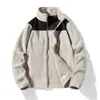 Nuevo Forro Polar de Combinación de Colores Terciopelo de Invierno Forro Interior Engrosado Puntadas de Moda Chaqueta Cálida para Parejas
